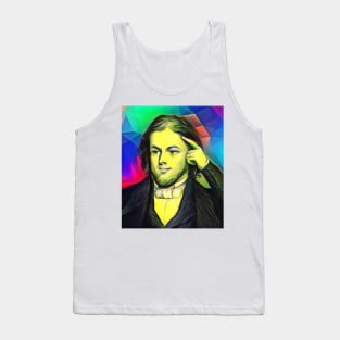 Rufus Wilmot Griswold Colourful Portrait | Rufus Wilmot Griswold Artwork 7 Tank Top